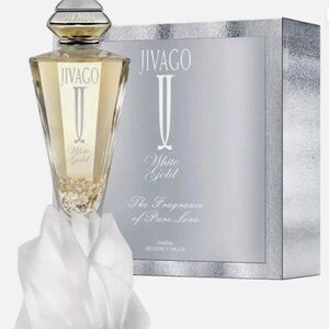 Jivago White Gold Fragrance Perfume ~ NOTE: 80% full and comes with no stand